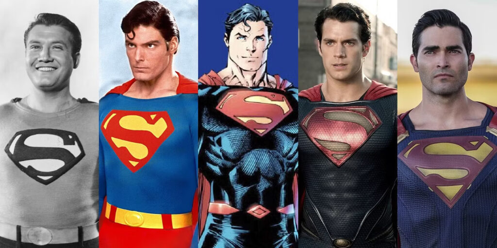 superman from comics,movie and shows