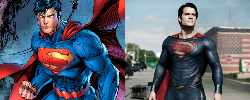 Superman-Comics-vs-Movie