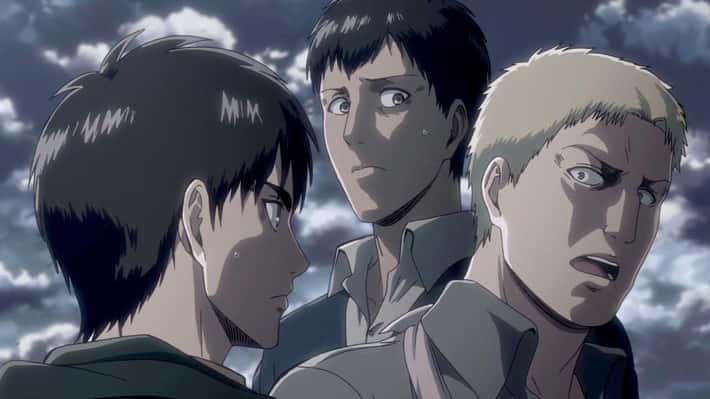 attack on titan betryal attack on titan - Reiner turns into titan