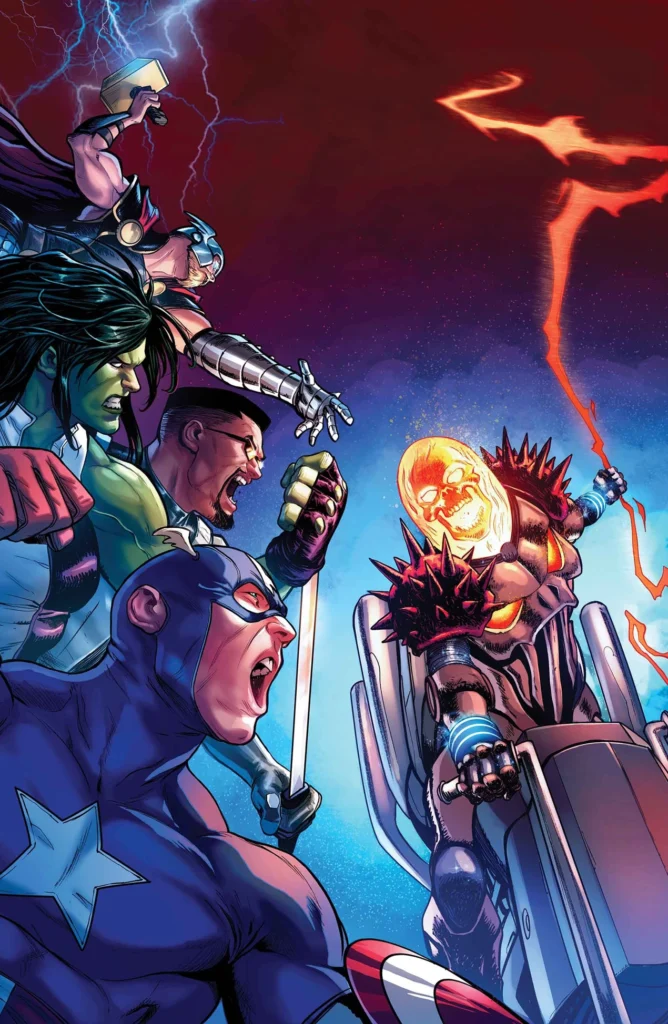 avengers vs ghost rider