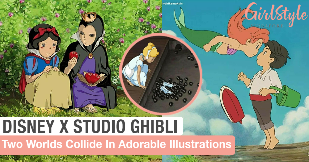 studio ghibli and Disney collab