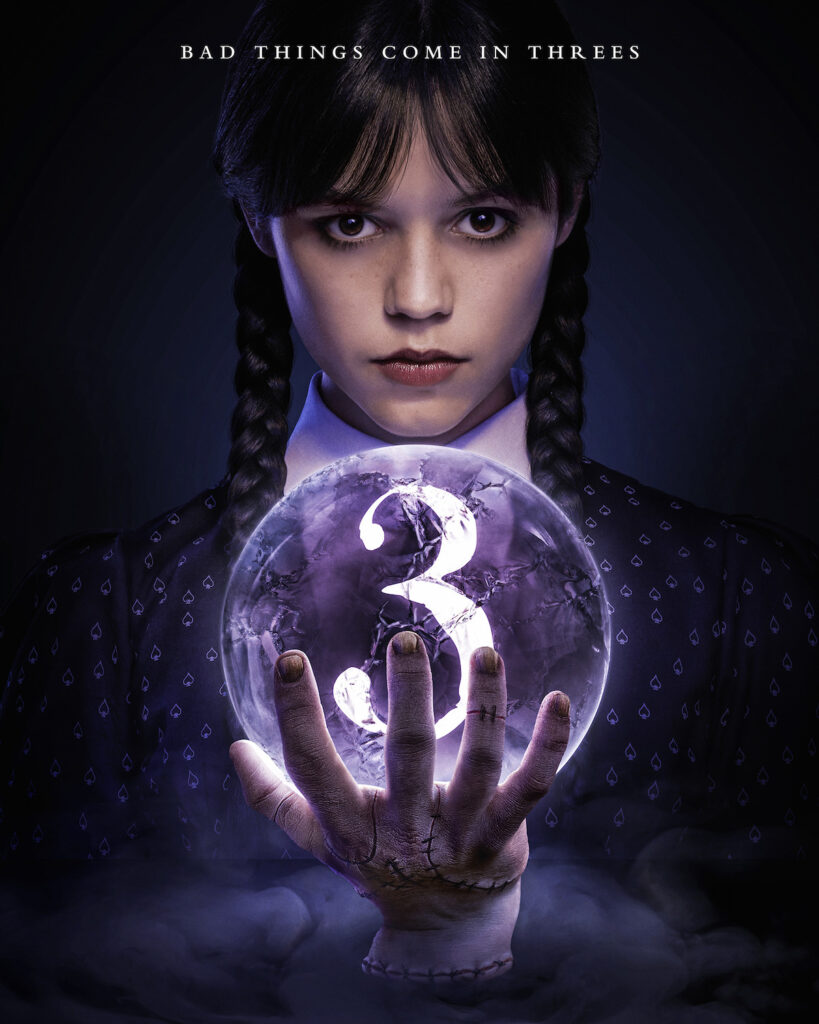 Wednesday season 3 poster