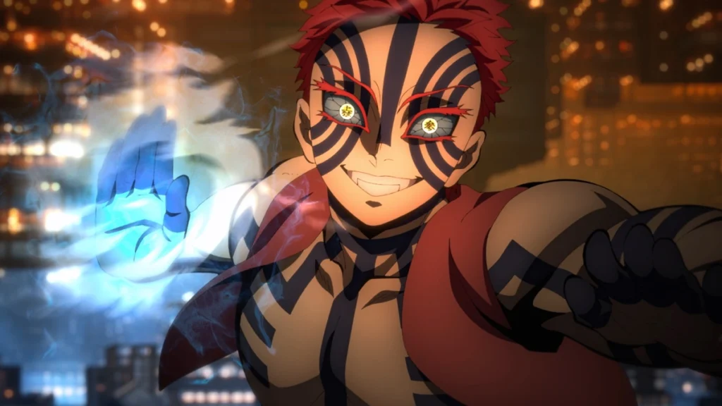 Akaza in Infinity Castle movie 