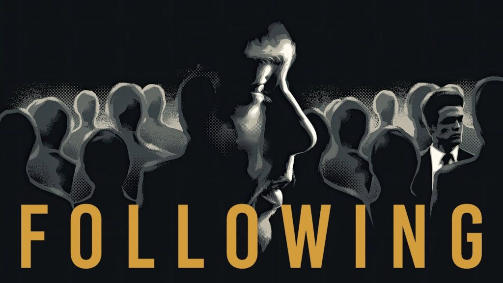 Following (1998) movie poster best Christopher Nolan movies